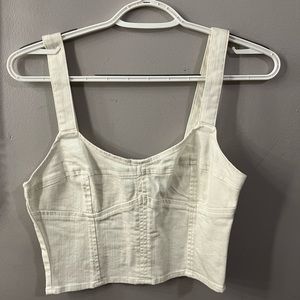 White small crop top from Forever 21. No tags, but in great condition